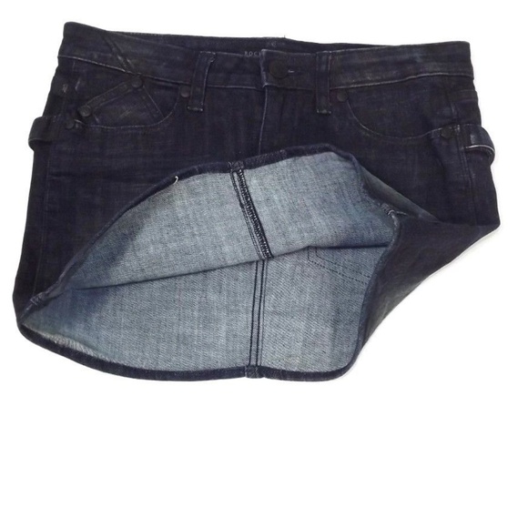 UNIQUE ROCK & REPUBLIC Groupie Black Skirt Size 4 - Picture 5 of 8